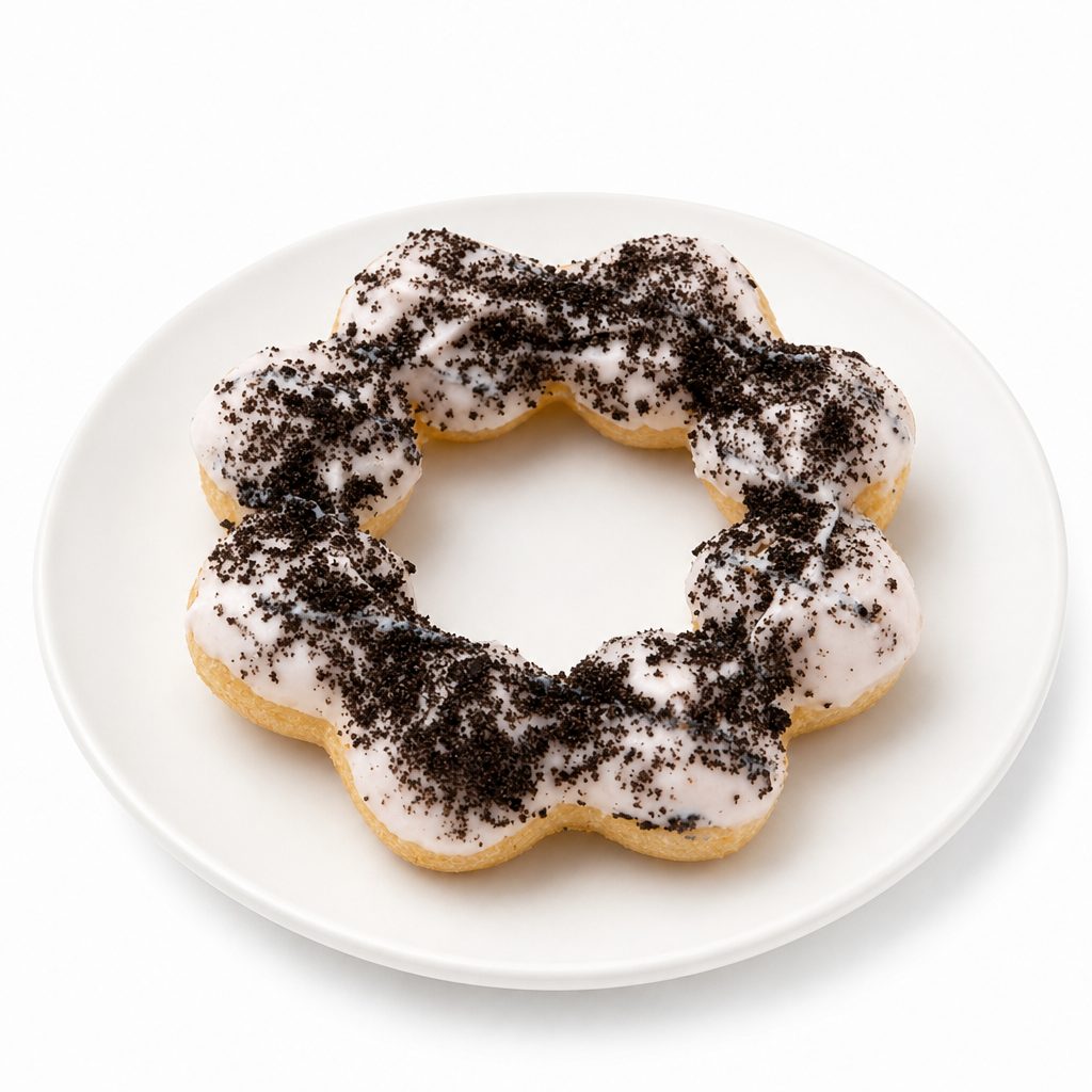 Oreo Cheesecake Mochi Donut.