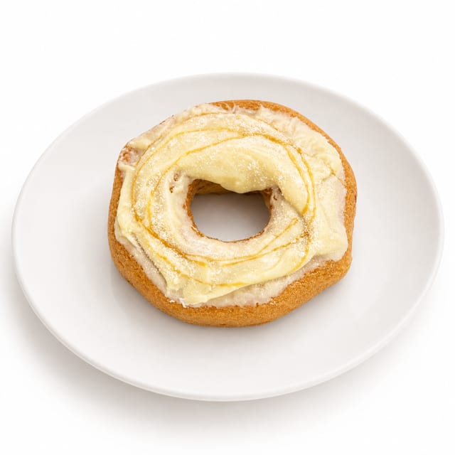 Sweet Banana Cheesecake Cake Donut.