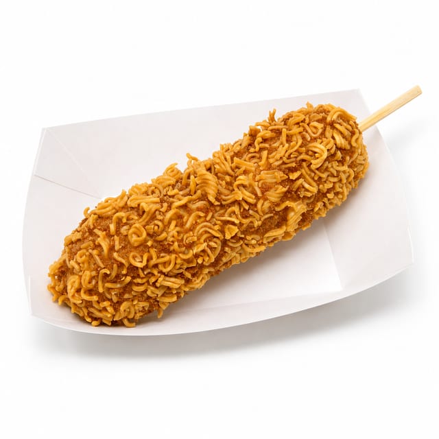 Crispy Ramen Whole Mozzarella.