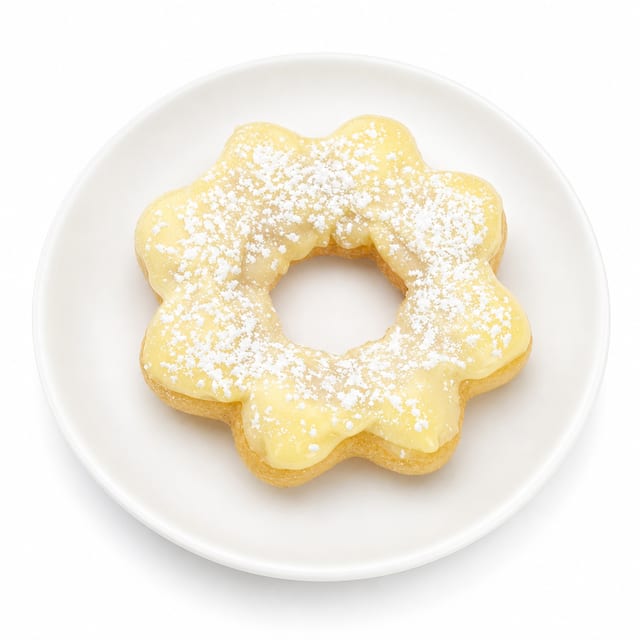 Lemon Bar Mochi Donut.
