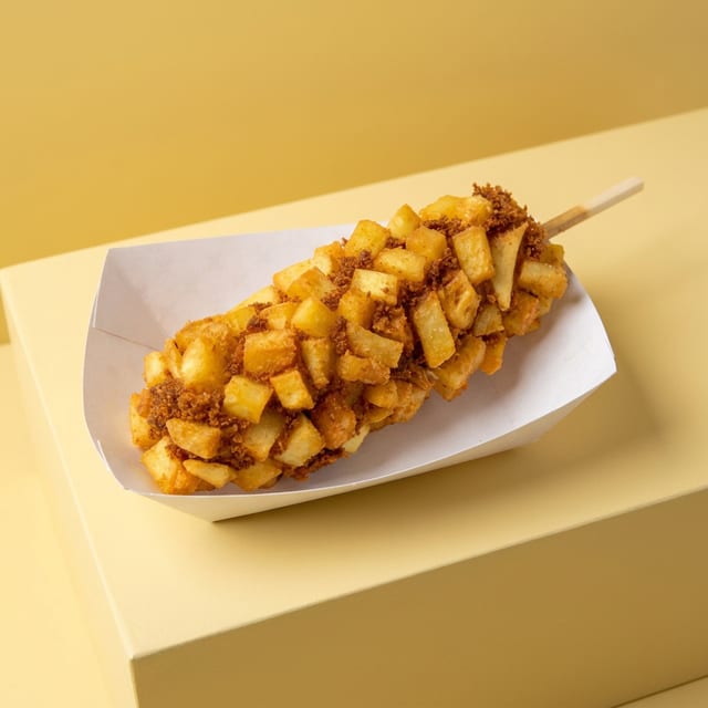 Potato Hot Dog.