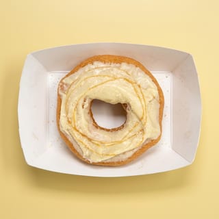 Sweet Banana Cheesecake Cake Donut