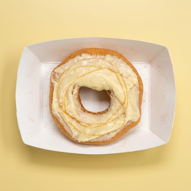Sweet Banana Cheesecake Cake Donut.