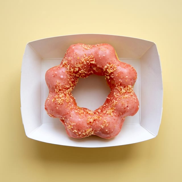 Strawberry Shortcake Mochi Donut.