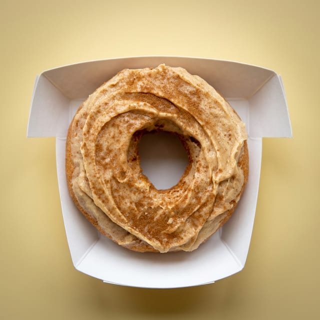 Cinnamon Roll Cake Donut.