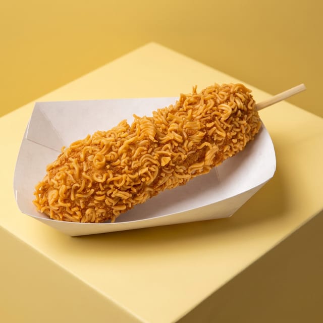 Crispy Ramen Whole Mozzarella.