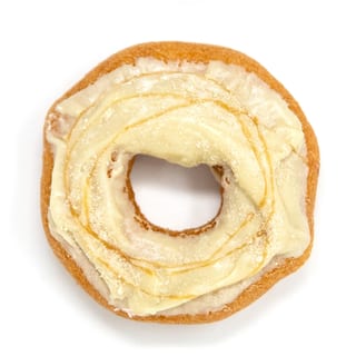 Sweet Banana Cheesecake Cake Donut