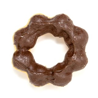 Chocolate Sea Salt Mochi Donut